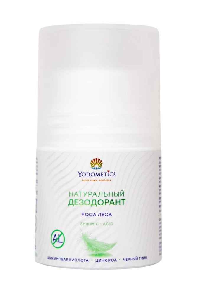 Натуральный дезодорант "Роса леса"  Yodometics (Йодометикс), 50 мл - фото