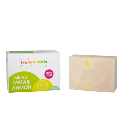 Универсальное мыло для стирки и уборки "Мята и лимон" Freshbubble, 100 мл - фото