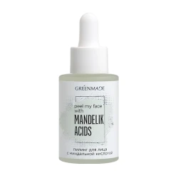 Пилинг для лица с миндальной кислотой "Peel my face with Mandelic Acids" Greenmade, 30 мл  - фото
