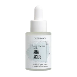 Пилинг для лица с AHA-кислотами "Peel my face with AHA Acids" Greenmade, 30 мл  - фото