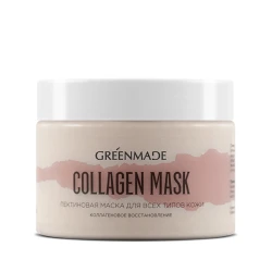 Пектиновая маска "Коллагеновое омоложение" Collagen mask Greenmade, 150 мл - фото
