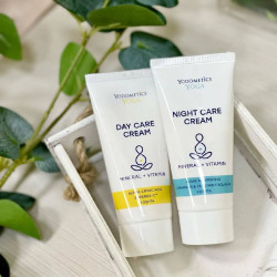 ВЫГОДНЫЙ ДУЭТ! Крем дневной антиоксидантный + крем ночной с церамидами Yodometics Yoga - фото