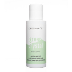 Биочистка Green crystal "Анти-акне + лимфодренаж с семенами конопли" Greenmade, 60 гр  - фото
